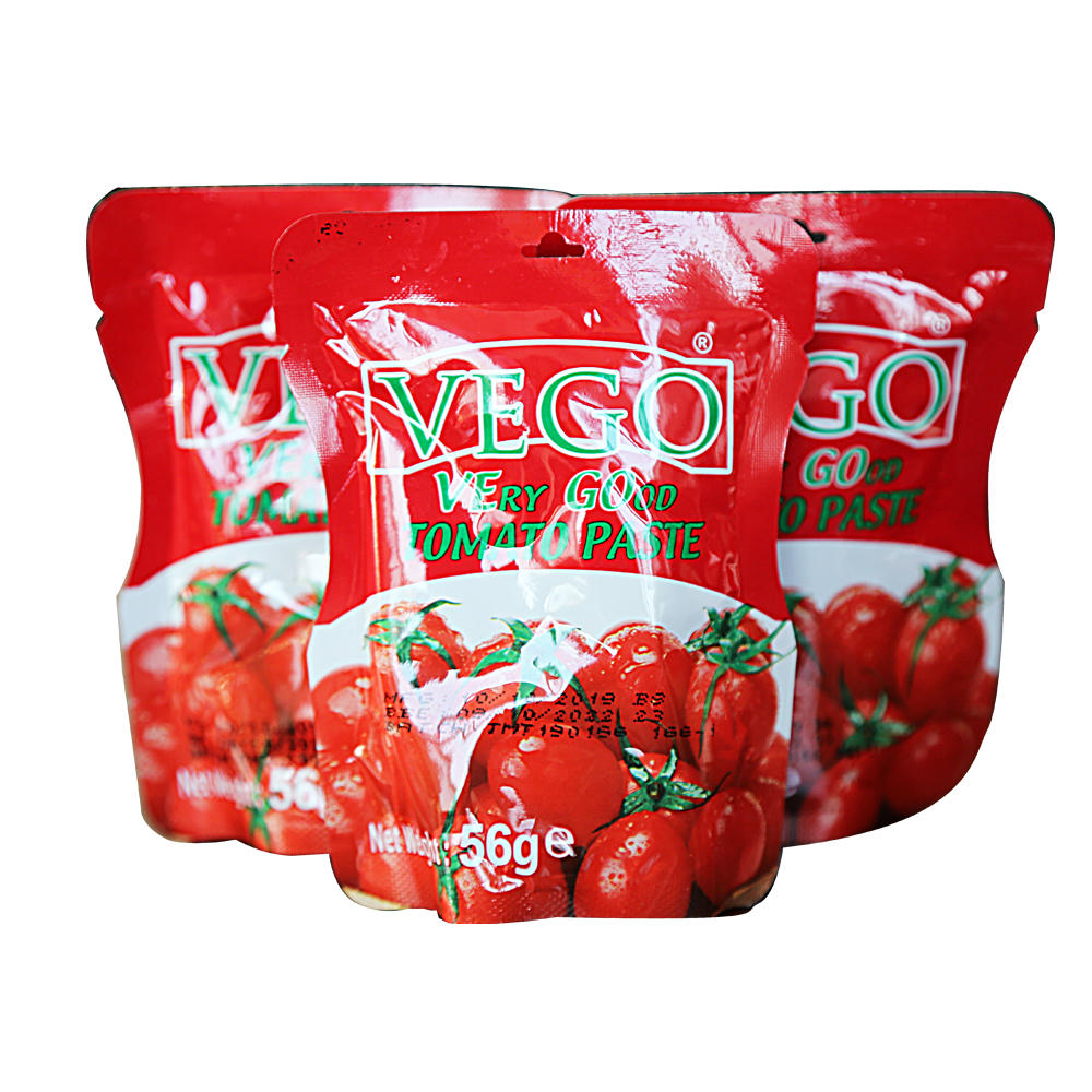 Sachet Tomato Paste 56g, 70g, Sachet Tomato Paste 56g, 70g