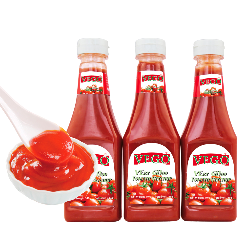 340g tomato sauce plastic bottle